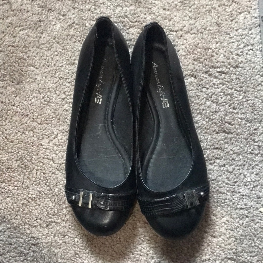 American Eagle black flats size 5.5